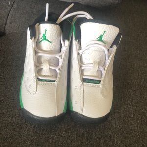 White and green Jordan’s